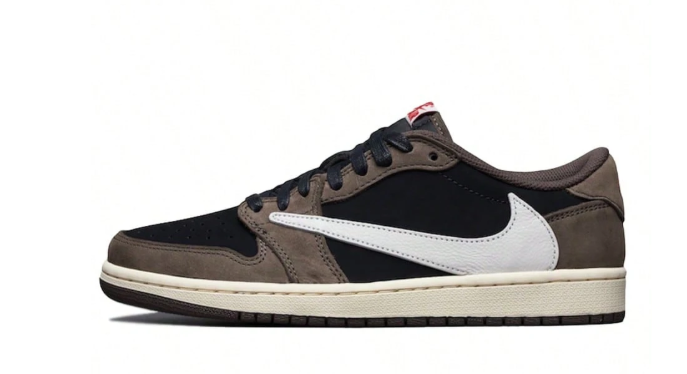 Travis Scott X Jordan Air Jordan 1 Low OG TS SP (Reverse Swoosh 1.0 Original) Collaboration Low-Top Retro Basketball Shoes For Men